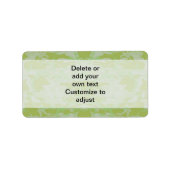 Grüne Camouflage Adressaufkleber (Vorne)