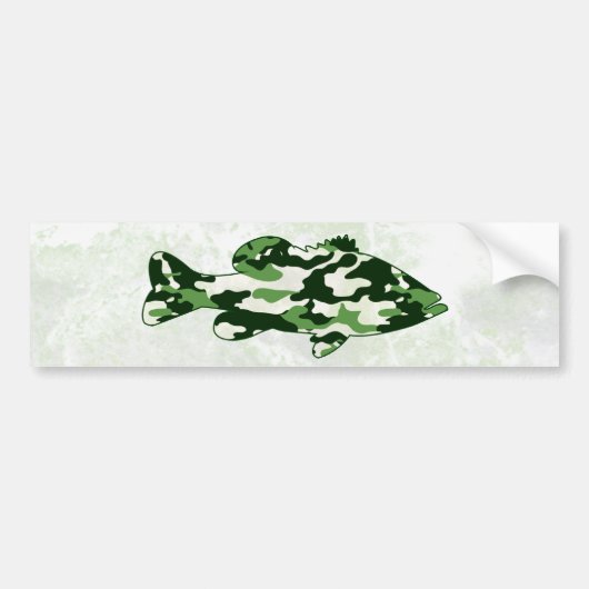 Grüne Camouflage Autoaufkleber (Vorne)