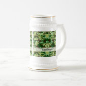 Grüne Camouflage Bierglas (VorderseiteRechts)