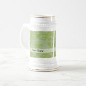 Grüne Camouflage Bierglas (Vorderseite Links)