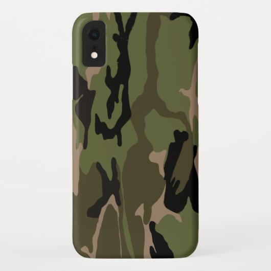 Grüne Camouflage Case-Mate iPhone Hülle (Rückseite)