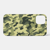 Grüne Camouflage Case-Mate iPhone Hülle (Rückseite (Horizontal))