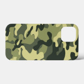 Grüne Camouflage Case-Mate iPhone Hülle (Rückseite (Horizontal))