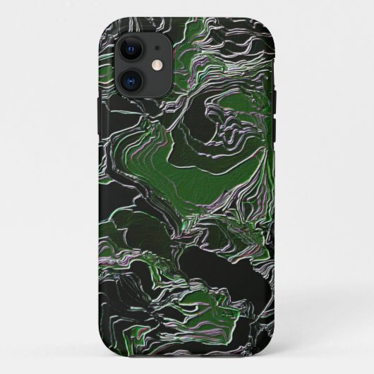 Grüne Camouflage Case-Mate iPhone Hülle (Rückseite)