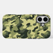 Grüne Camouflage Case-Mate iPhone Hülle (Rückseite (Horizontal))