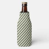 Grüne Camouflage Cooler Flaschenkühler (Flaschenvorderseite)