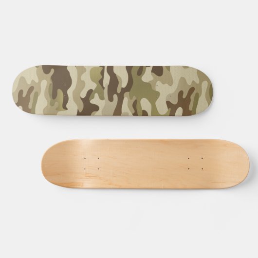Grüne Camouflage der Textured Army Skateboard (Horizontal)