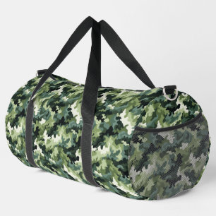 Grüne Camouflage Duffle Bag