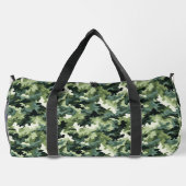 Grüne Camouflage Duffle Bag (Rückseite)