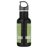 Grüne Camouflage Edelstahlflasche (Rückseite)
