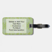 Grüne Camouflage Gepäckanhänger (Rückseite horizontal)