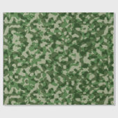 Grüne Camouflage Geschenkpapier (Flach)