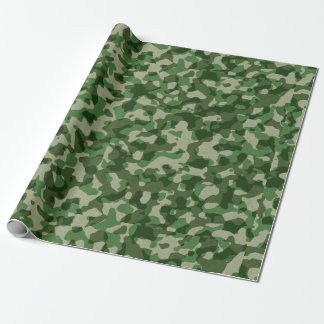 Grüne Camouflage Geschenkpapier