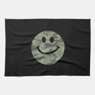 Grüne Camouflage Geschirrtuch