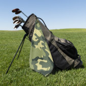 Grüne Camouflage Golfhandtuch (Gras)