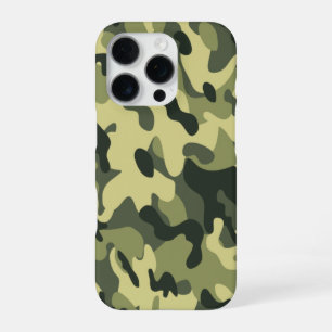 Grüne Camouflage iPhone 16 Pro Hülle