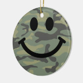 Grüne Camouflage Keramikornament (Links)