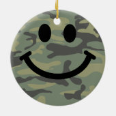 Grüne Camouflage Keramikornament (Hinten)
