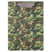 Grüne Camouflage Klemmbrett (Vorderseite)
