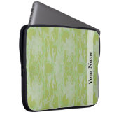 Grüne Camouflage Laptopschutzhülle (Vorne Rechts)