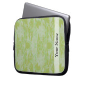 Grüne Camouflage Laptopschutzhülle (Vorderseite Links)