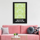 Grüne Camouflage Leinwanddruck (Insitu (Wohnzimmer))