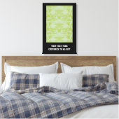Grüne Camouflage Leinwanddruck (Insitu (Schlafzimmer))
