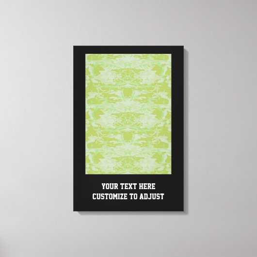 Grüne Camouflage Leinwanddruck (Vorderseite)