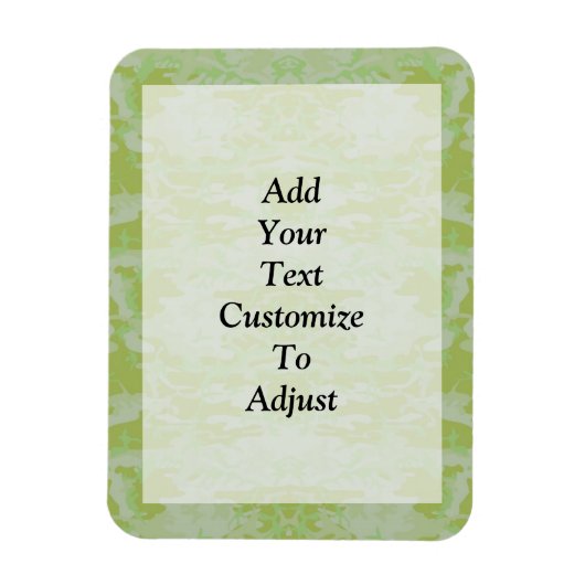 Grüne Camouflage Magnet (Vertikal)