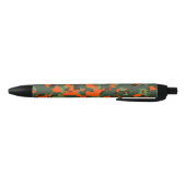 Grüne Camouflage mit Sicherheitssäule Orange Kugelschreiber (Unterseite)