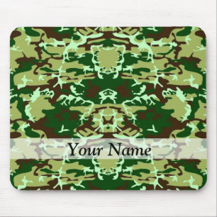 Grüne Camouflage Mousepad