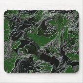 Grüne Camouflage Mousepad (Vorne)