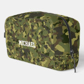 Grüne Camouflage Name Männer Toilette Cool Name Re Waschbeutel (Rechte Ecke)