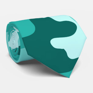 Grüne Camouflage Neck Tie Krawatte