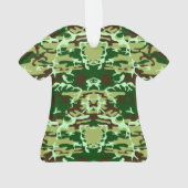 Grüne Camouflage Ornament (Rückseite)