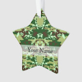 Grüne Camouflage Ornament (Vorderseite)