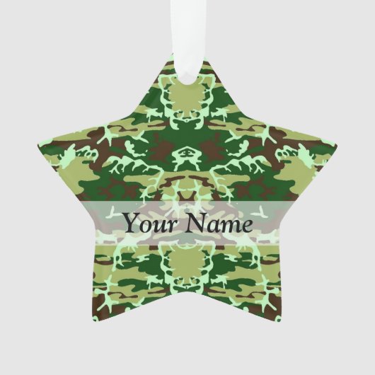 Grüne Camouflage Ornament (Vorderseite)