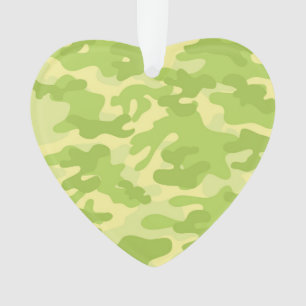 Grüne Camouflage Ornament