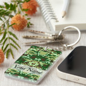 Grüne Camouflage Schlüsselanhänger (Vorderseite rechts)