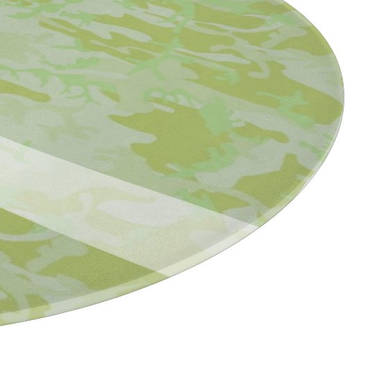 Grüne Camouflage Schneidebrett (Ecke)