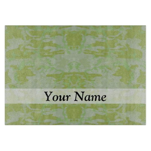 Grüne Camouflage Schneidebrett (Vorderseite)