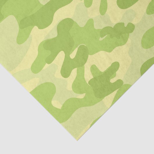 Grüne Camouflage Seidenpapier (Ausschnitt)