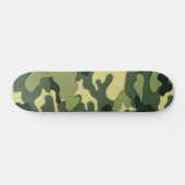 Grüne Camouflage / Skateboard (Horizontal)