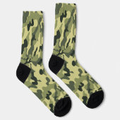 Grüne Camouflage Socken (Rechts)