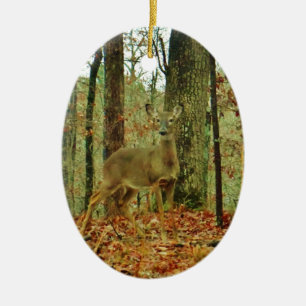 Grüne Camouflage, Tarnungs-Rotwild Keramikornament