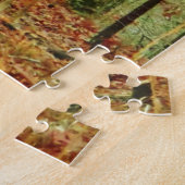 Grüne Camouflage, Tarnungs-Rotwild Puzzle (Seite)