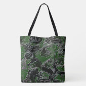 Grüne Camouflage Tasche (Rückseite)