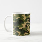 Grüne Camouflage Tasse (Links)