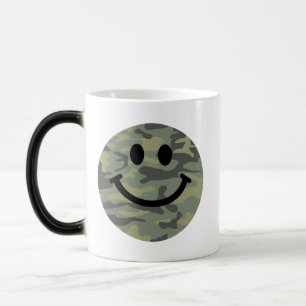 Grüne Camouflage Verwandlungstasse