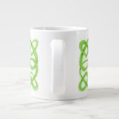 GRÜNE CELTIC KNOT Big Tasse (Rückseite)
